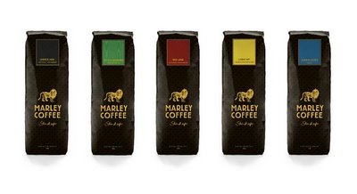 Marley Coffee labels